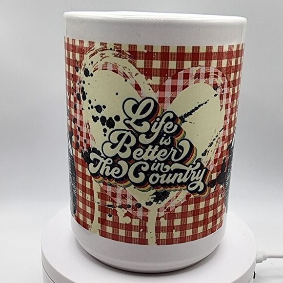NEW Coffee Mug Cup 15oz Large Coffee Shop Country Housewarming Closet Clearout - Picture 3 of 4